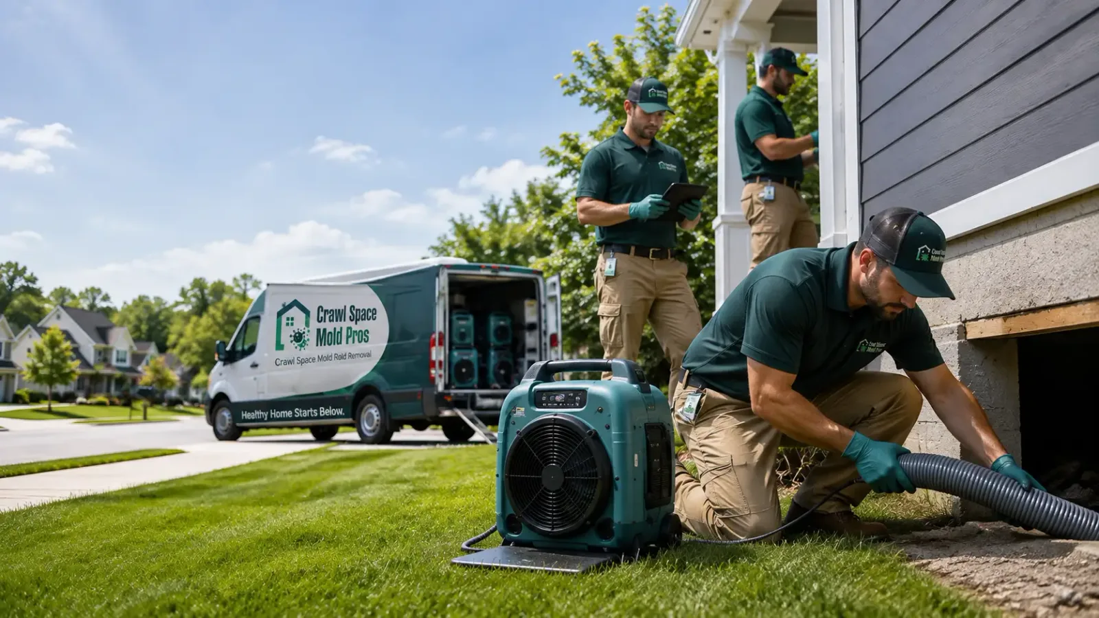 Crawl Space Mold Removal in Stirling, NJ